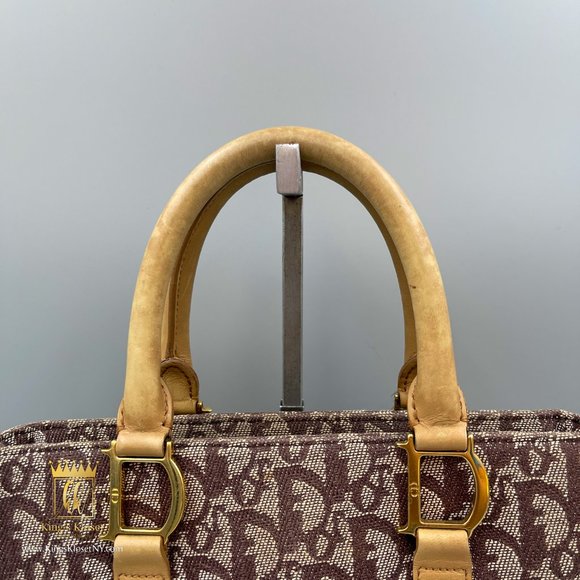 CHRISTIAN DIOR VINTAGE MONOGRAM TOTE BAG - Picture 4 of 16